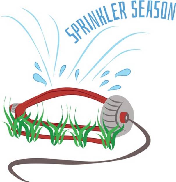 Picture of Sprinkler Season SVG File