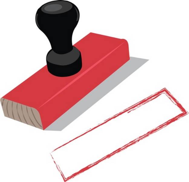 Picture of Rubber Stamp SVG File