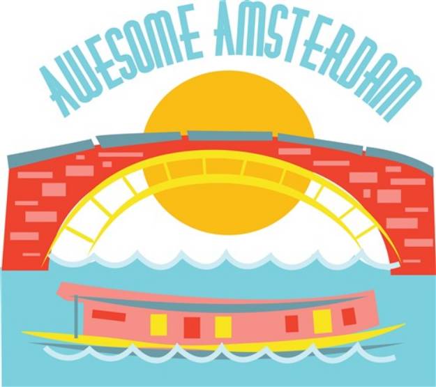 Picture of Awesome Amsterdam SVG File