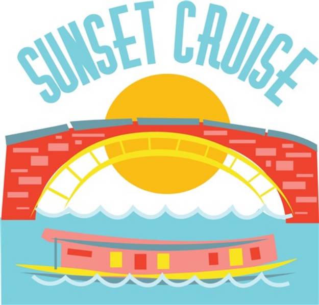 Picture of Sunset Cruise SVG File
