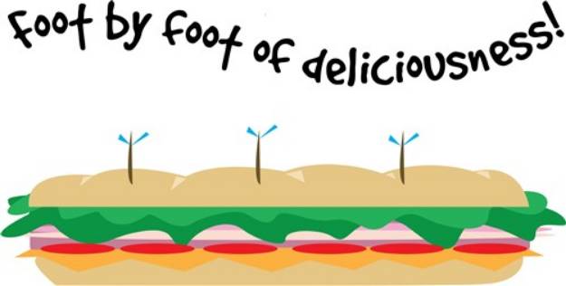 Picture of Foot Of Deliciousness SVG File