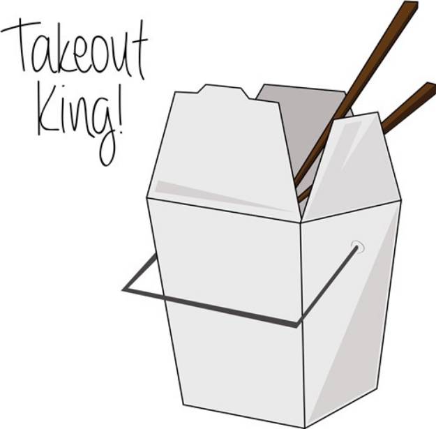 Picture of Takeout King SVG File