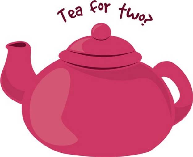 Picture of Tea For Two SVG File