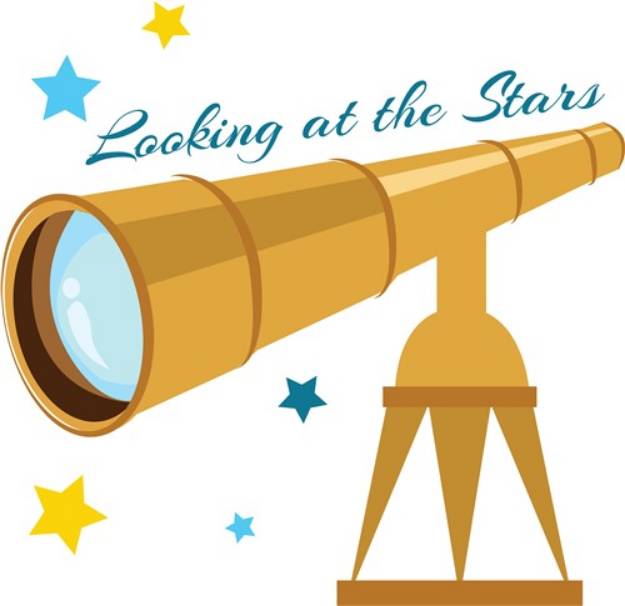 Picture of Looking At Stars SVG File
