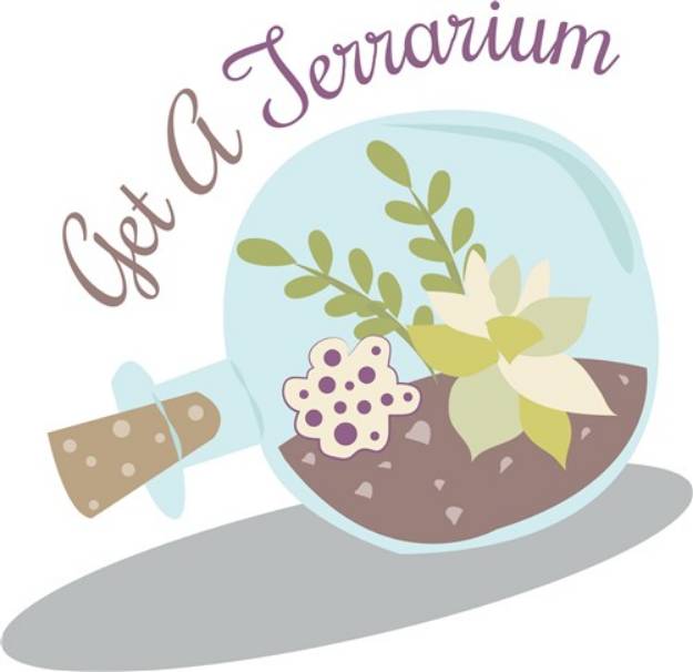 Picture of Get A Terrarium SVG File