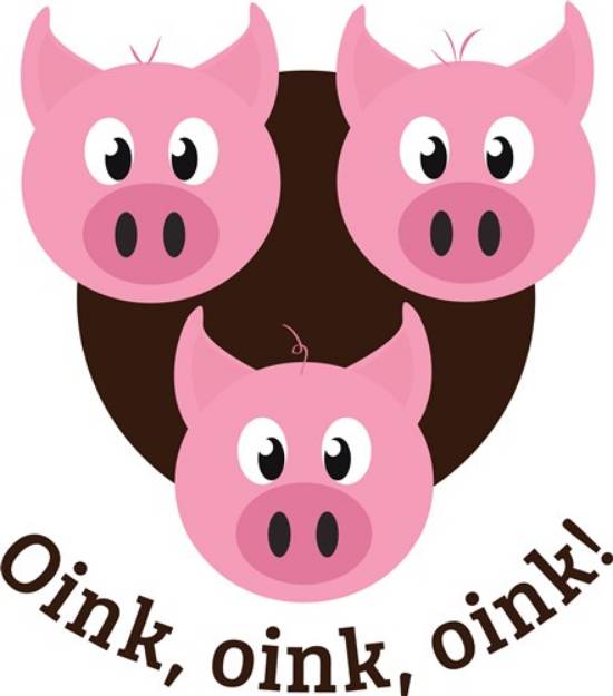 Picture of Oink Pigs SVG File