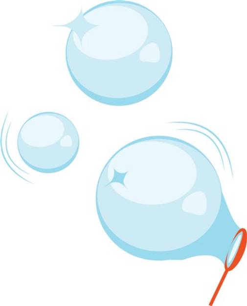 Picture of Blow Bubbles SVG File