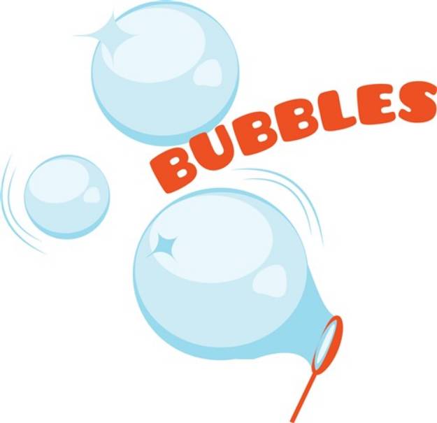Picture of Bubbles SVG File