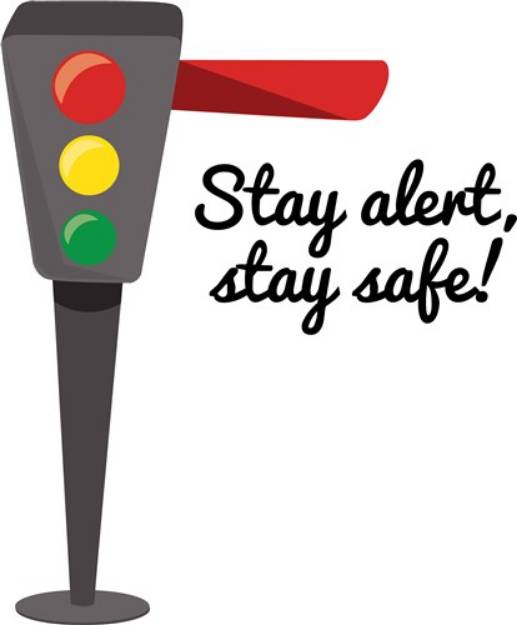 Picture of Stay Alert SVG File