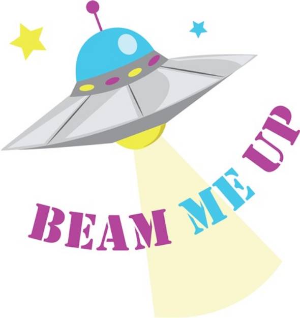 Picture of Beam Me Up SVG File