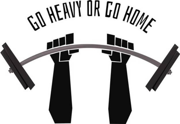 Picture of Go Heavy SVG File