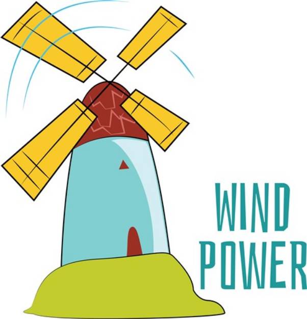 Picture of Wind Power SVG File