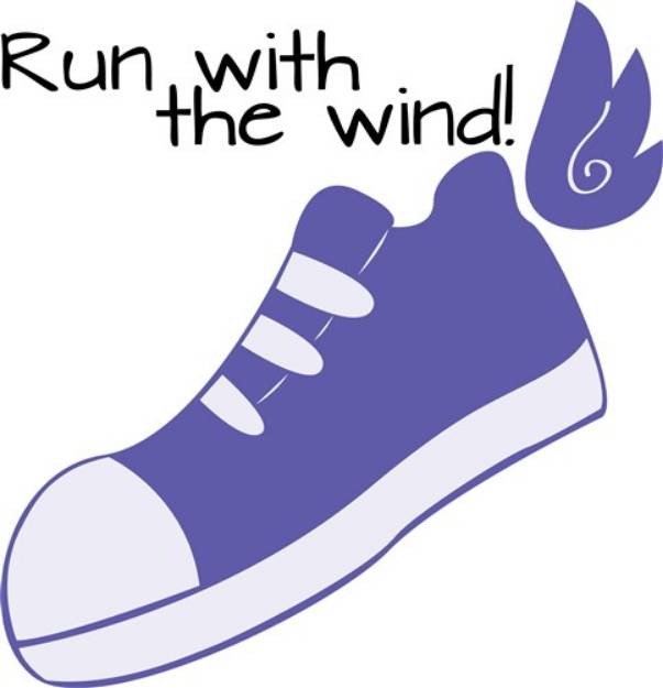 Picture of Run With Wind SVG File