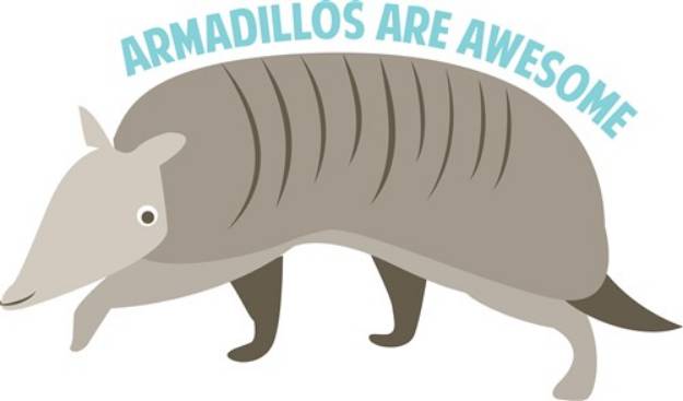 Picture of Awesome Armadillos SVG File