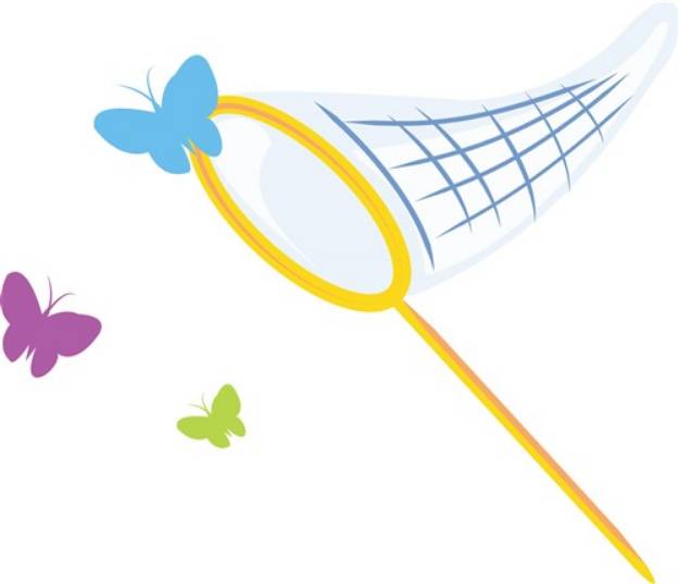 Picture of Catch Butterflies SVG File