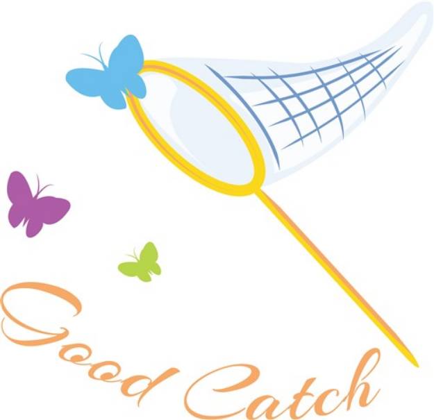 Picture of Good Catch SVG File