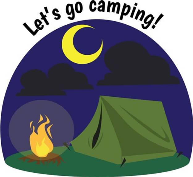 Picture of Lets Go Camping SVG File