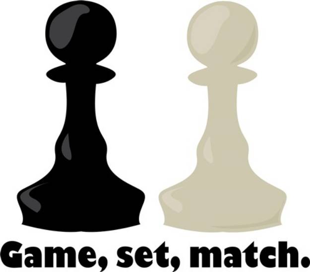 Picture of Game Set Match SVG File