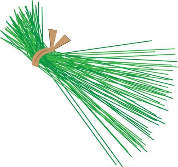 Picture of Bunch Of Chives SVG File