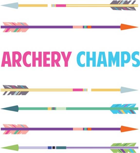 Picture of Archery Champs SVG File
