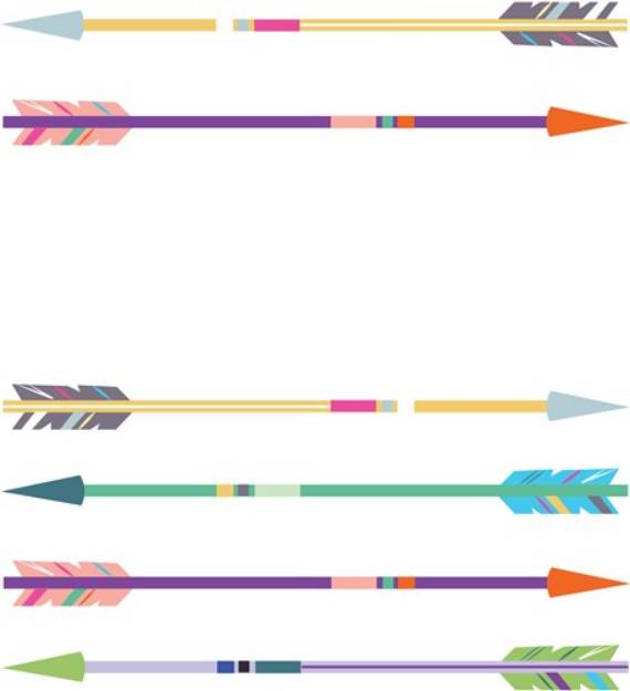 Picture of Archery Arrows SVG File