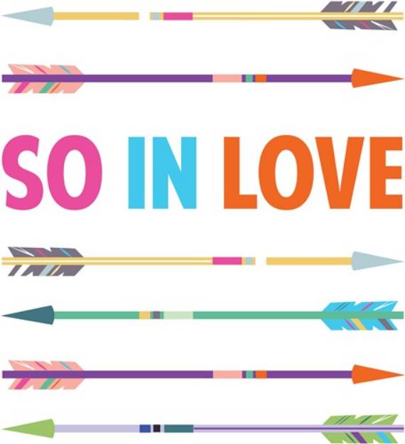 Picture of So In Love SVG File