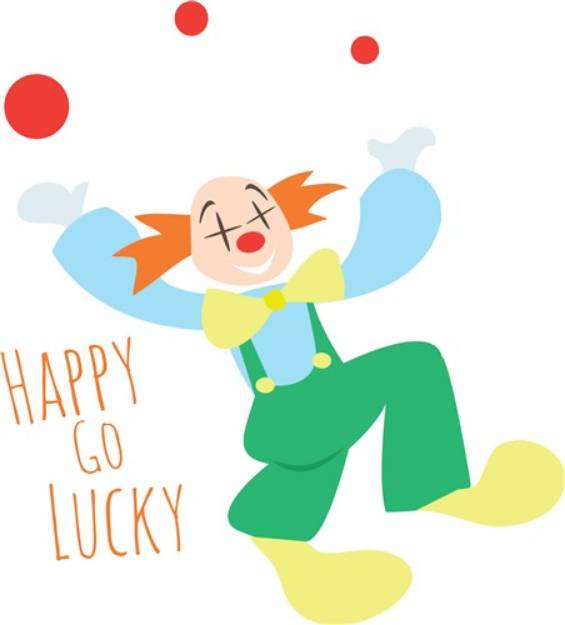 Picture of Happy Go Lucky SVG File