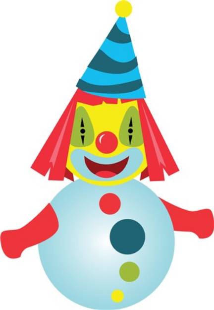 Picture of Funny Clown SVG File