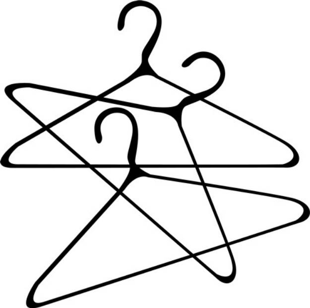 Picture of Clothes Hangers SVG File