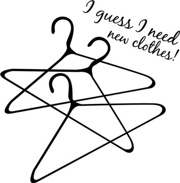 Picture of Need New Clothes SVG File