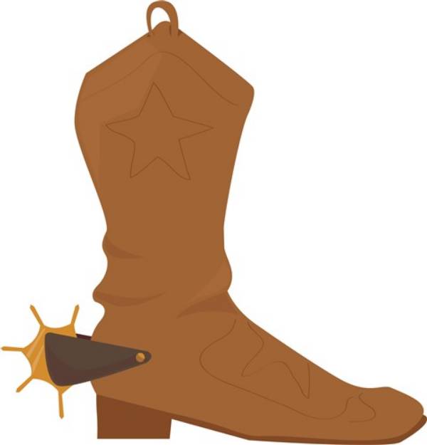 Picture of Cowboy Boot SVG File