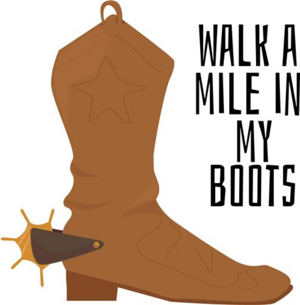 Picture of In My Boots SVG File