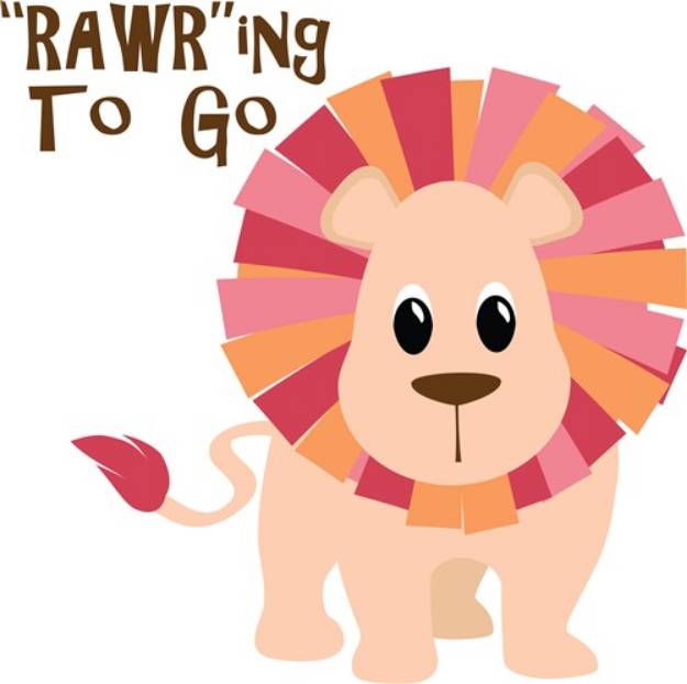 Picture of Rawring To Go SVG File