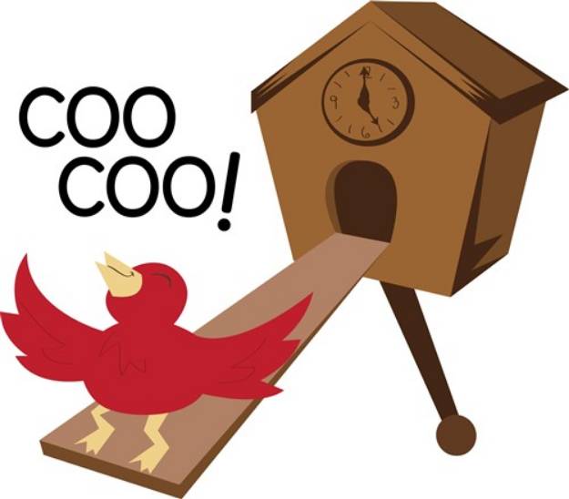 Picture of Coo Coo! SVG File