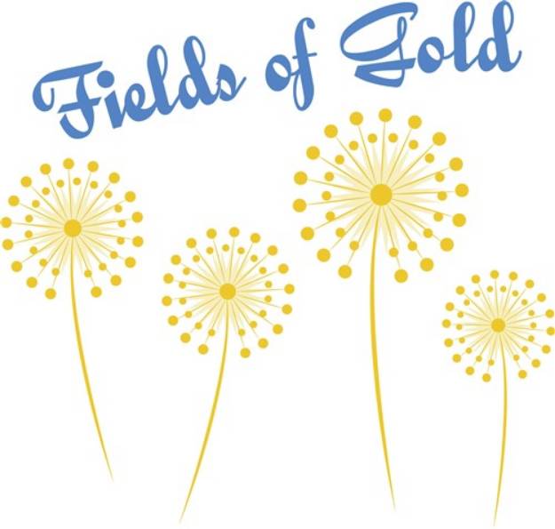 Picture of Fields Of Gold SVG File