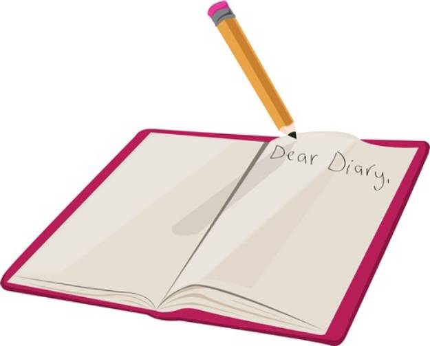 Picture of Dear Diary SVG File
