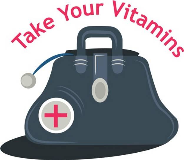 Picture of Take Your Vitamins SVG File