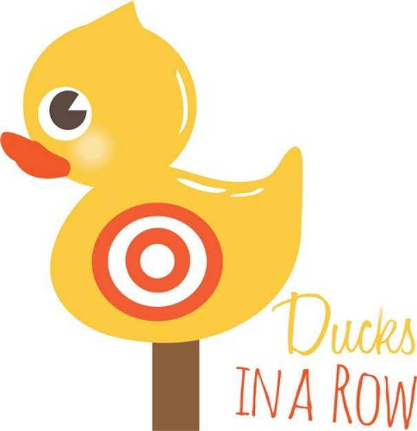 Picture of Ducks In Row SVG File
