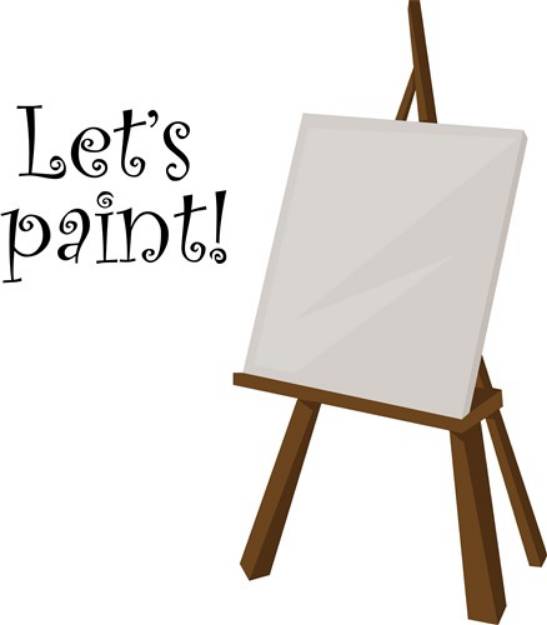 Picture of Lets Paint SVG File
