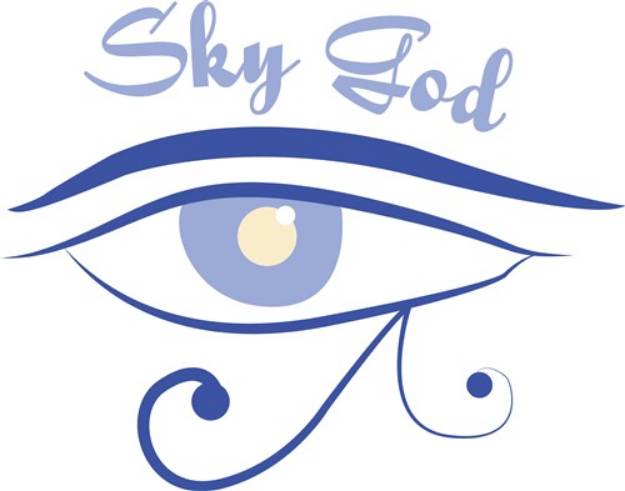 Picture of Sky God SVG File
