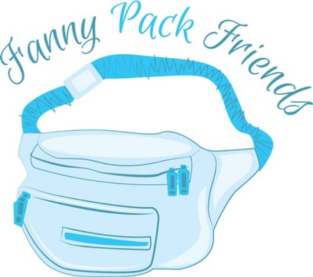 Picture of Fanny Pack Friends SVG File