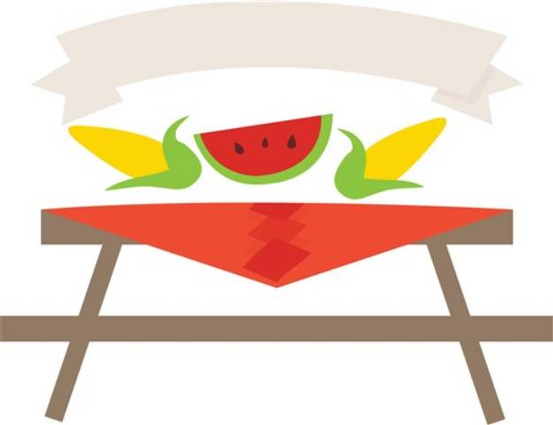 Picture of Picnic Table SVG File