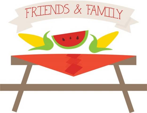 Picture of Friends & Family SVG File