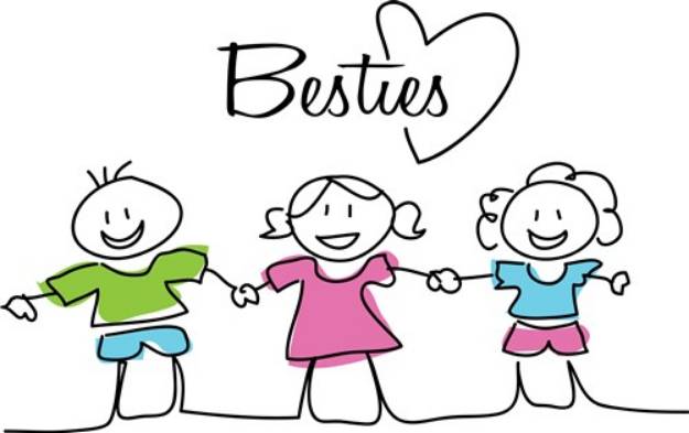 Picture of Besties SVG File