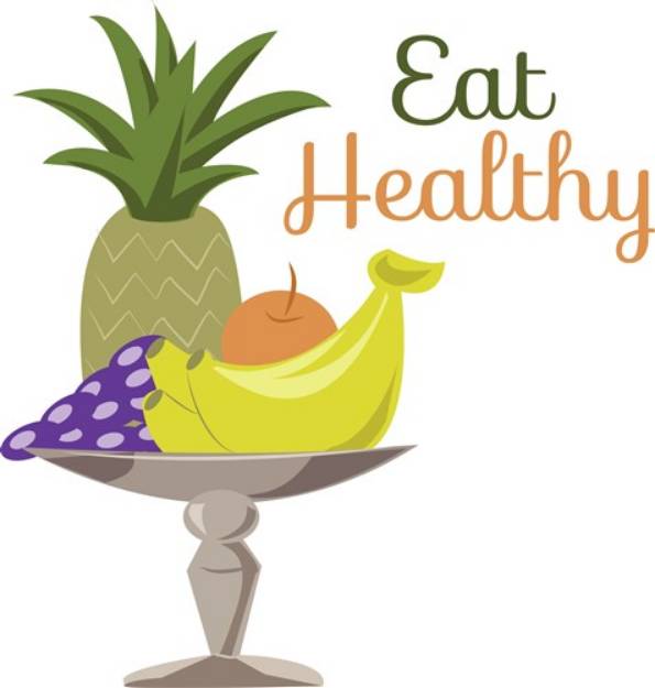 Picture of Eat Healthy SVG File
