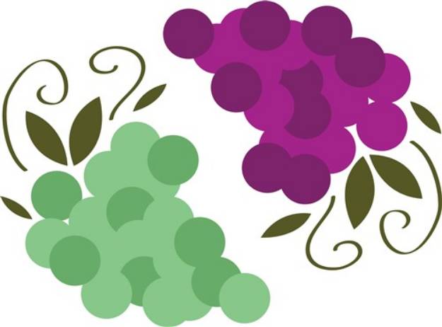 Picture of Grapes SVG File