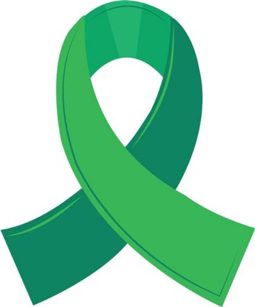 Picture of Green Ribbon SVG File