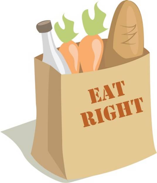 Picture of Eat Right SVG File