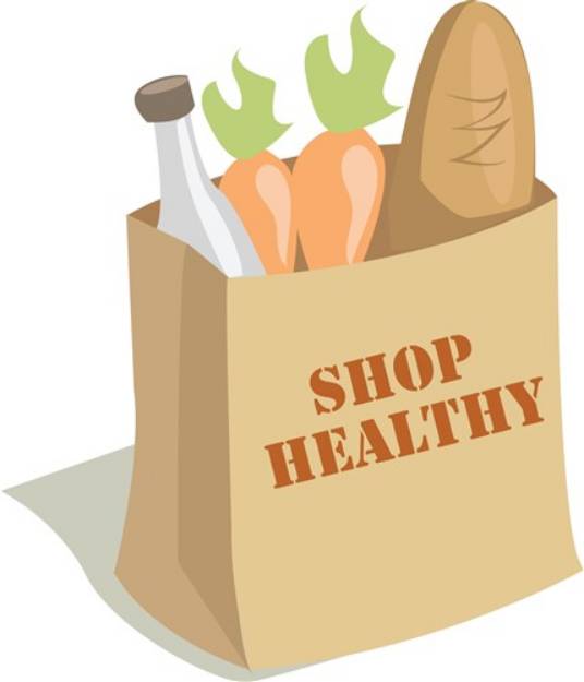 Picture of Shop Healthy SVG File