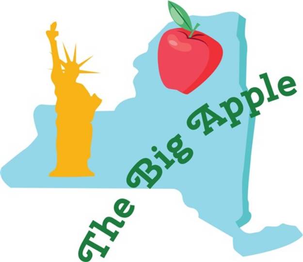 Picture of Big Apple SVG File